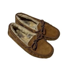 UGG Australia Original 5612 Dakota Tan Moccasins‎ Slippers Shoes Size 8